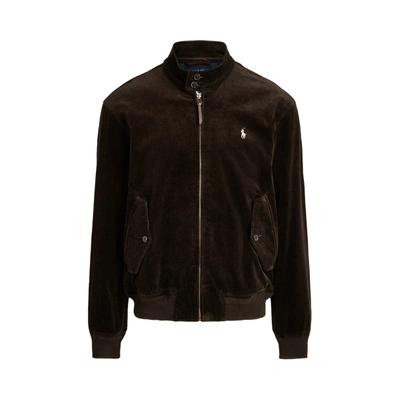 Shop Ralph Lauren Stretch Corduroy Jacket In Antique Brown
