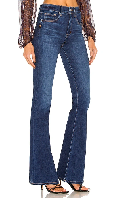 Shop Veronica Beard Beverly High Rise Skinny Flare Jean In Blue