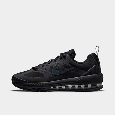 Shop Nike Men's Air Max Genome Casual Shoes In Black/anthracite