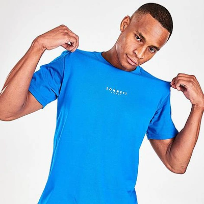 Shop Sonneti Men's London T-shirt In Blue