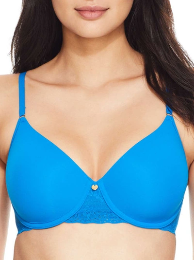 Shop Natori Bliss Perfection T-shirt Bra In Imperial Blue