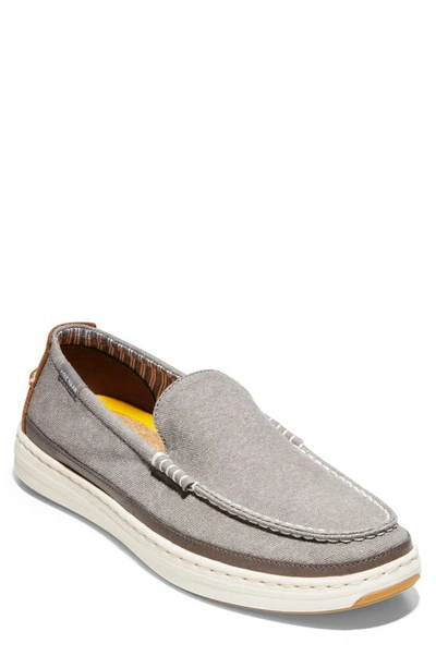 Shop Cole Haan Cloudfeel Slip-on Sneaker In Ironstone Washed Canvas