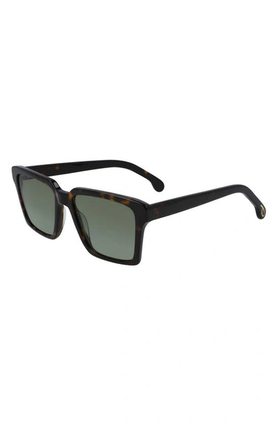 Shop Paul Smith Austin 53mm Square Sunglasses In Deep Tortoise