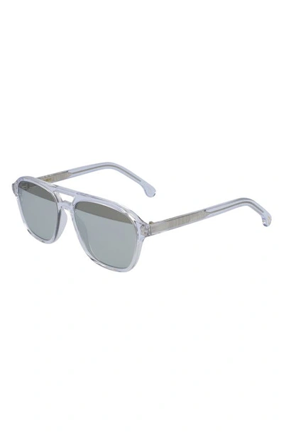 Shop Paul Smith Alder 56mm Aviator Sunglasses In Crystal