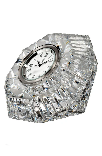 Shop Waterford Lismore Diamond Clock In Crystal