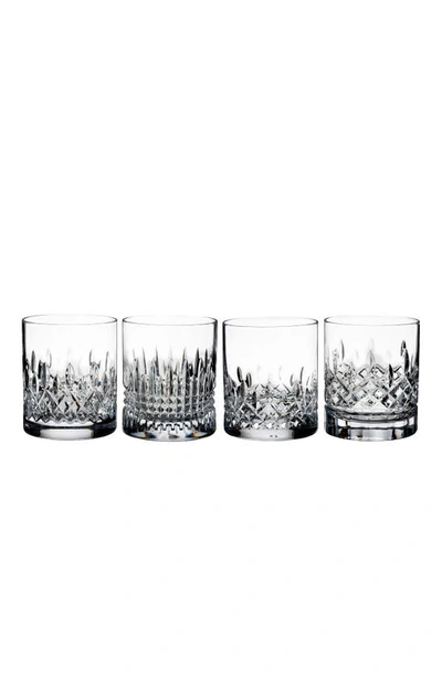 Waterford Lismore Evolution Set Of 4 Lead Crystal Tumblers In Crystal