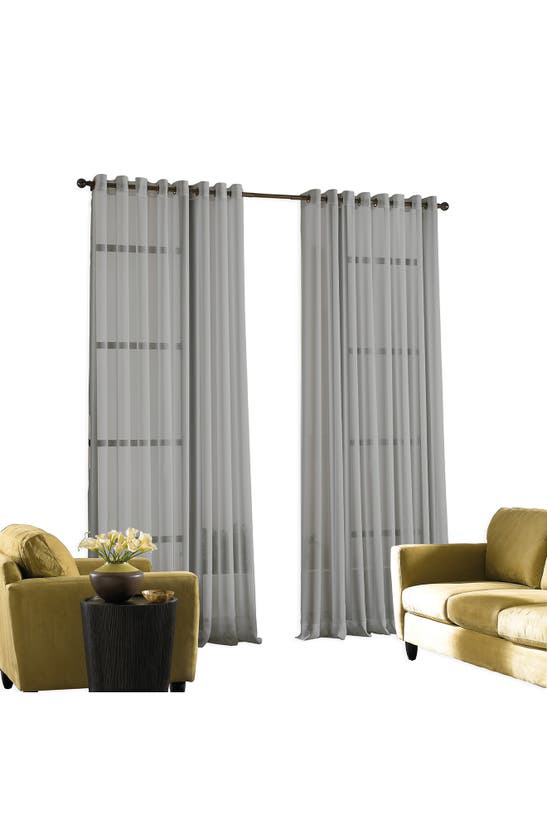Curtainworks Soho 132 Inch Voile, 132 Inch Curtains