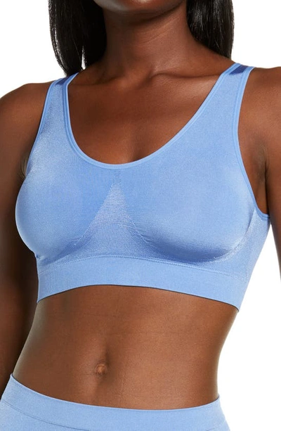 Shop Wacoal B Smooth Seamless Bralette In Blue Yonder