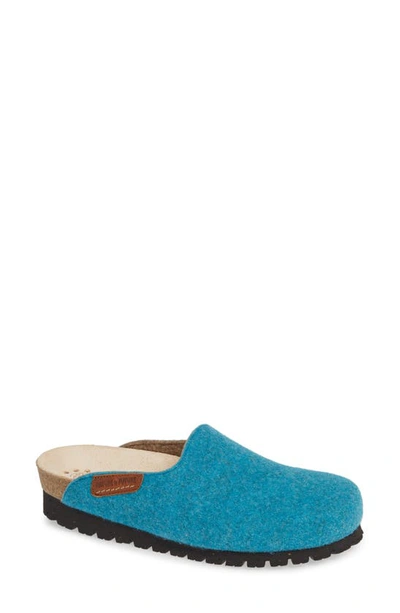 Mephisto Thea Boiled Wool Clog In Turquoise Fabric ModeSens