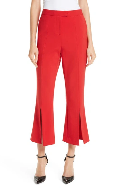 Shop Robert Rodriguez Eva Crop Trousers In Red