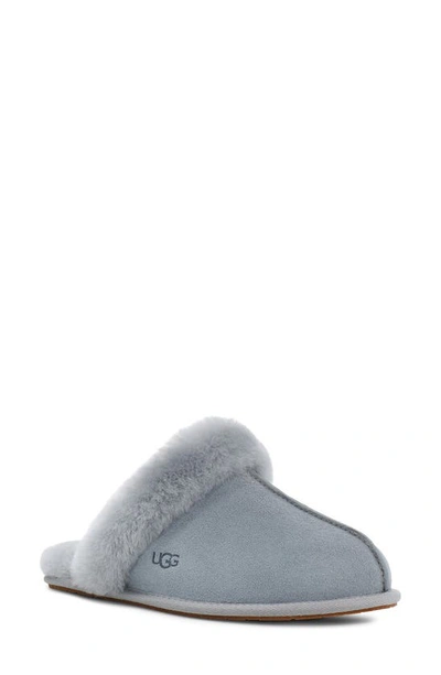 Ugg Womens Scuffette Ii Slipper In Cobble Grey In Light Blue | ModeSens