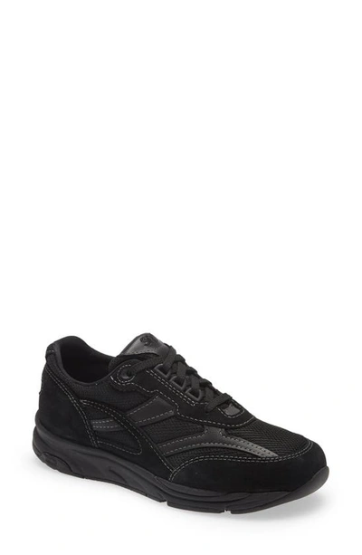 Shop Sas Tour Mesh Sneaker In Black Leather