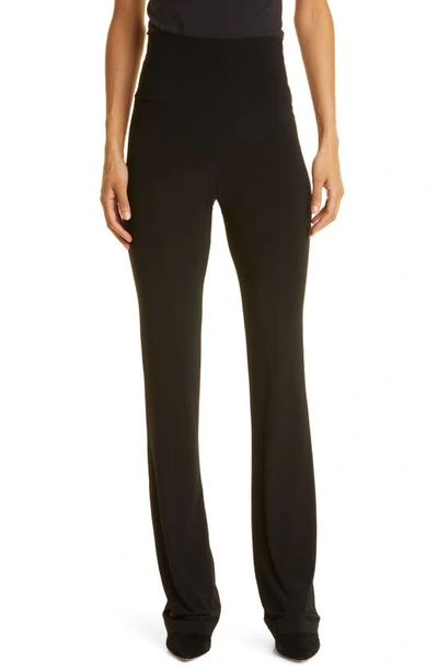 Shop Norma Kamali Bootcut Pants In Black