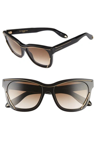 Shop Givenchy 56mm Cat Eye Sunglasses In Black