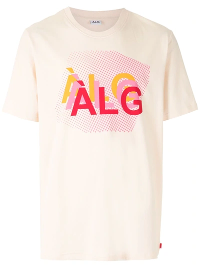 Shop Àlg Gradiente Basic T-shirt In Rosa