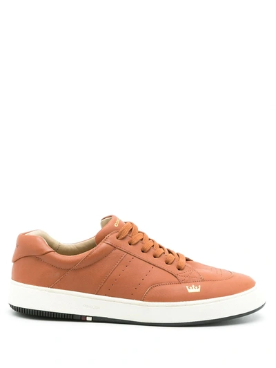 Shop Osklen Leather Soho Trainers In Braun