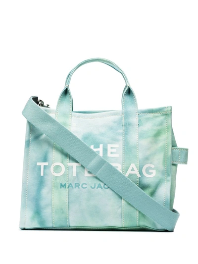 Shop Marc Jacobs Small The Tie Dye Tote Bag In Blau