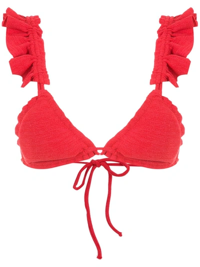 Shop Clube Bossa Laven Bikini Top In Rot