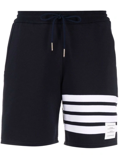 Thom Browne 4-bar Shorts In Blau