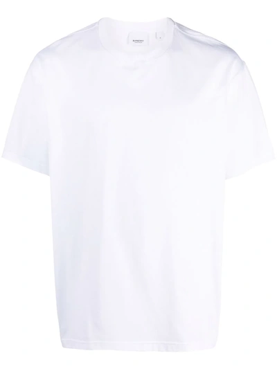 Shop Burberry Location-print Cotton T-shirt In Weiss