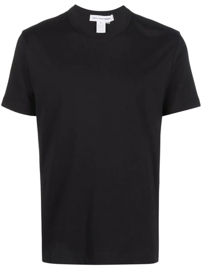 Shop Comme Des Garçons Shirt Short-sleeved Cotton T-shirt In Schwarz