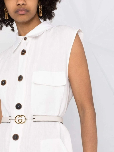 Shop Erika Cavallini Semi-couture Dresses White