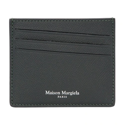 Shop Maison Margiela Ripresa Card Holder In Forest