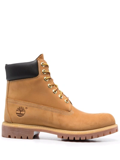 Shop Timberland Lace-up 6" Boots In Nude