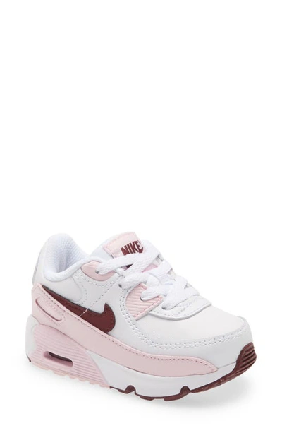 Shop Nike Air Max 90 Sneaker In White/ Beetroot/ Pink