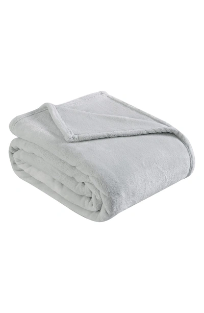 Shop Eddie Bauer Ultra Soft Plush Throw Blanket In Pebble