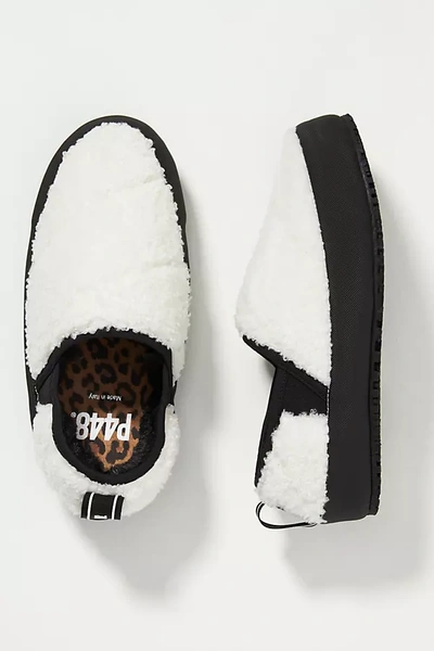 Shop P448 Laby Slippers In Black
