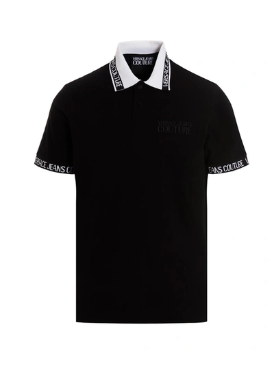 Shop Versace Jeans Couture Polo In Black