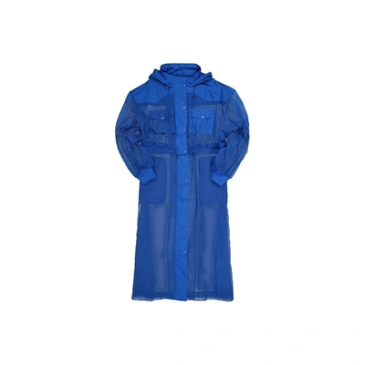 Shop Adidas Originals Ivy Park Coverup Jacket (glory Blue)