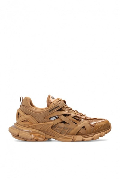 Shop Balenciaga Track 2' Sneakers With Logo In Brown