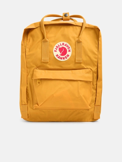 Shop Fjall Raven Ochre Pva Kanken Backpack In Yellow