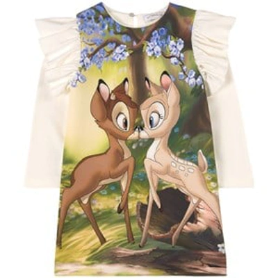 Shop Monnalisa White Bambi Dress