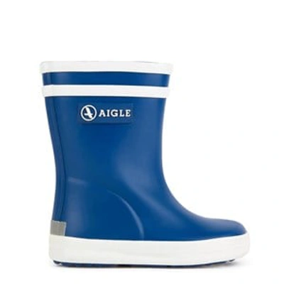 Shop Aigle Blue Baby Flac Rain Boots
