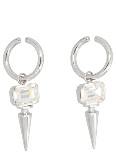 Shop Junya Watanabe Crystal In Silver