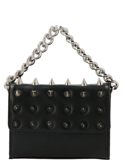 Shop Junya Watanabe Studded Chainstrap Tote Bag In Black