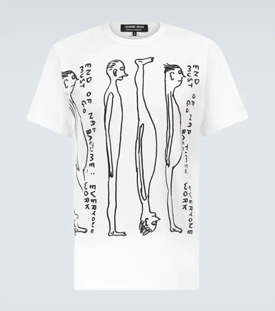 Comme Des Garçons Homme Deux David Shrigley Cotton T-shirt In