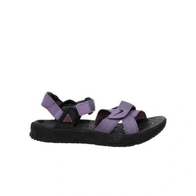 Shop Nike Acg Air Deschutz+ Sandals In Purple