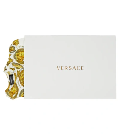 Shop Versace Baby Medusa Amplified Stretch-cotton Set In Yellow