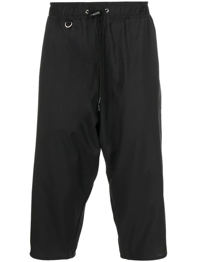 Shop Sophnet Drop Crotch Shorts In Black
