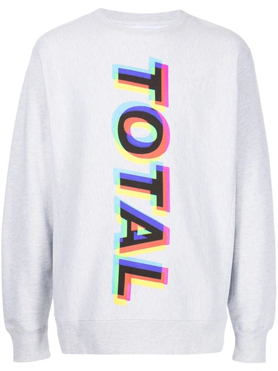 Pleasures Total-print Sweatshirt In Grey