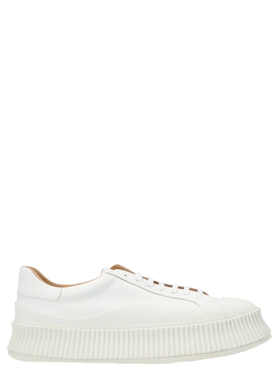 Shop Jil Sander Chunky Sole Low In White