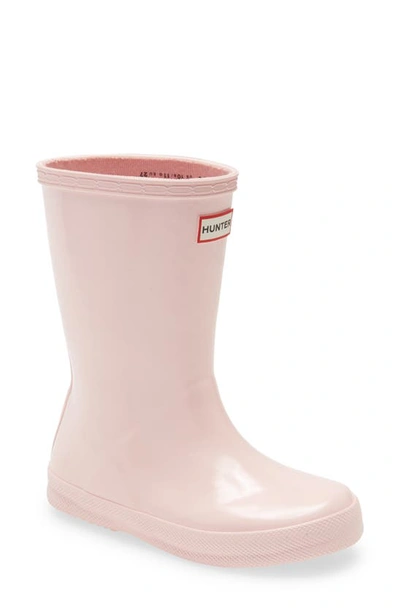 Shop Hunter 'first Gloss' Rain Boot In Salt Pink