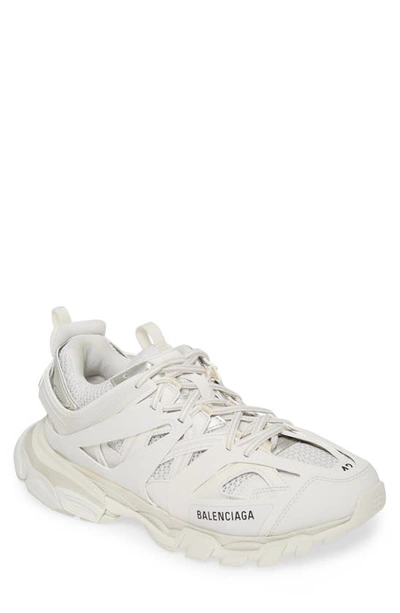 Balenciaga Track Faux-leather And Recycled-mesh Trainers In White