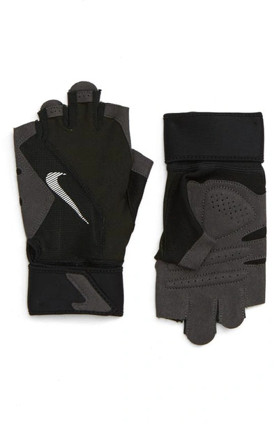 Shop Nike Premium Training Gloves In Black/ Volt