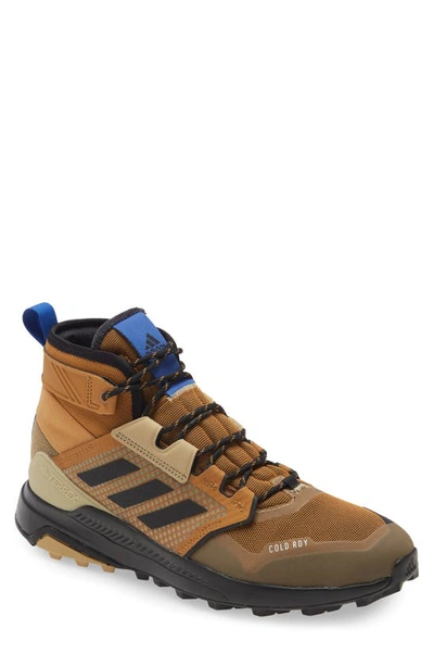 Shop Adidas Originals Terrex Free Parley Trail Hiking Boot In Beige/ Black