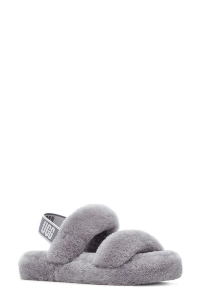 Oh yeah genuine online shearling slingback slipper
